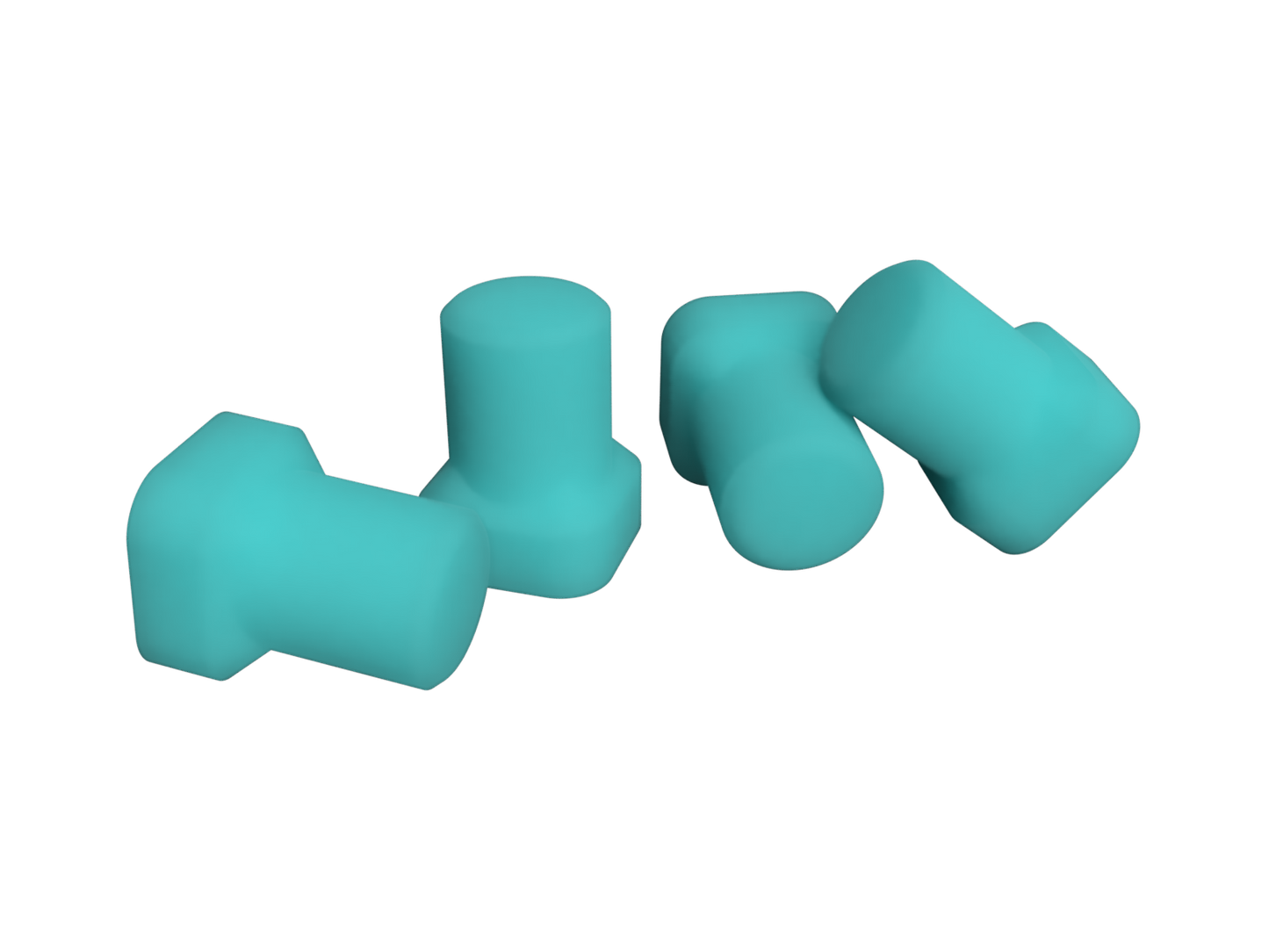 Silicone Menu Buttons (4x)