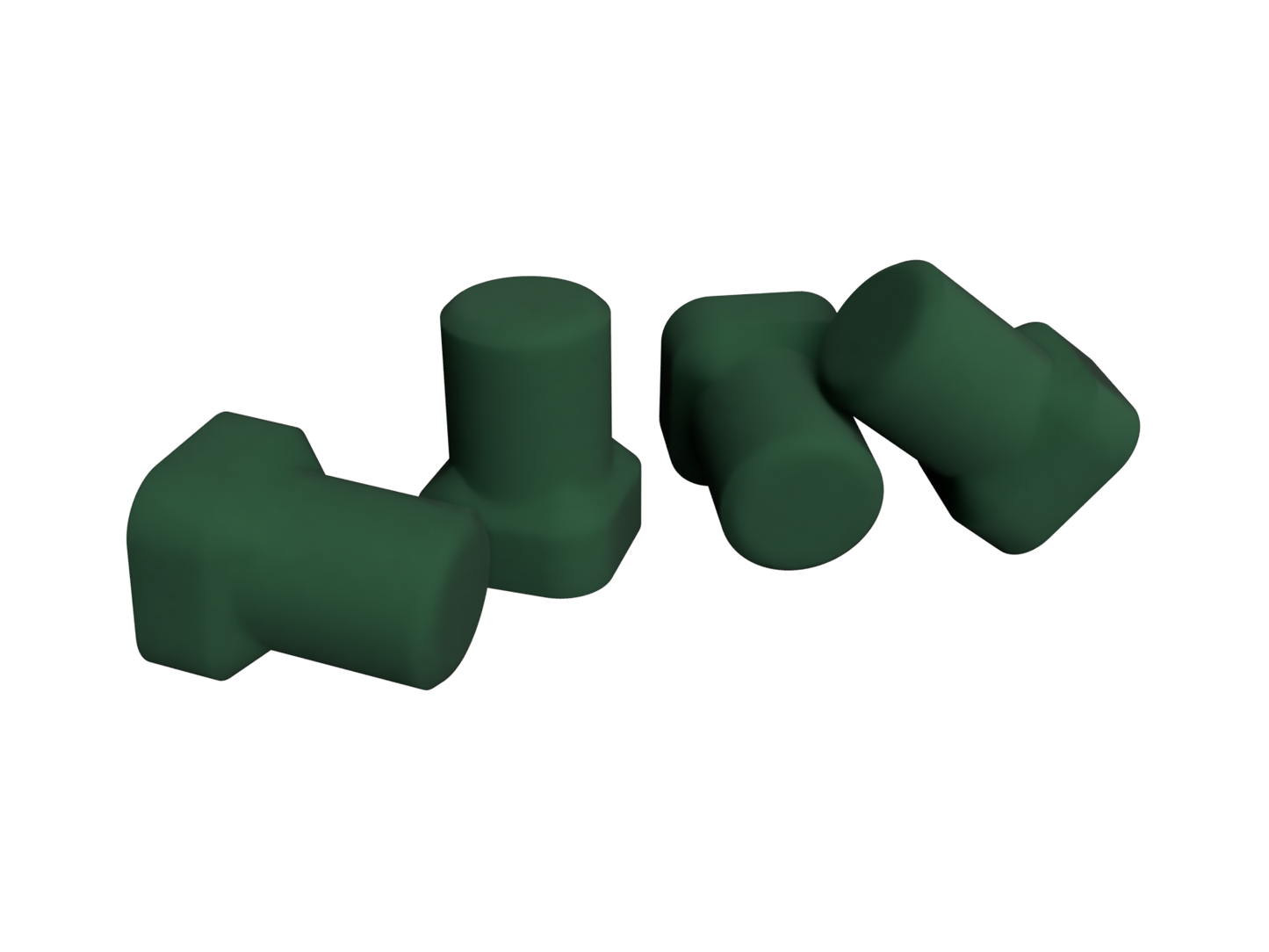 Silicone Menu Buttons (4x)